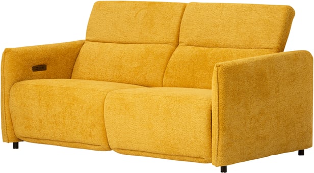 Gabriel 3-ist. sohva sähkömekanismilla keltainen