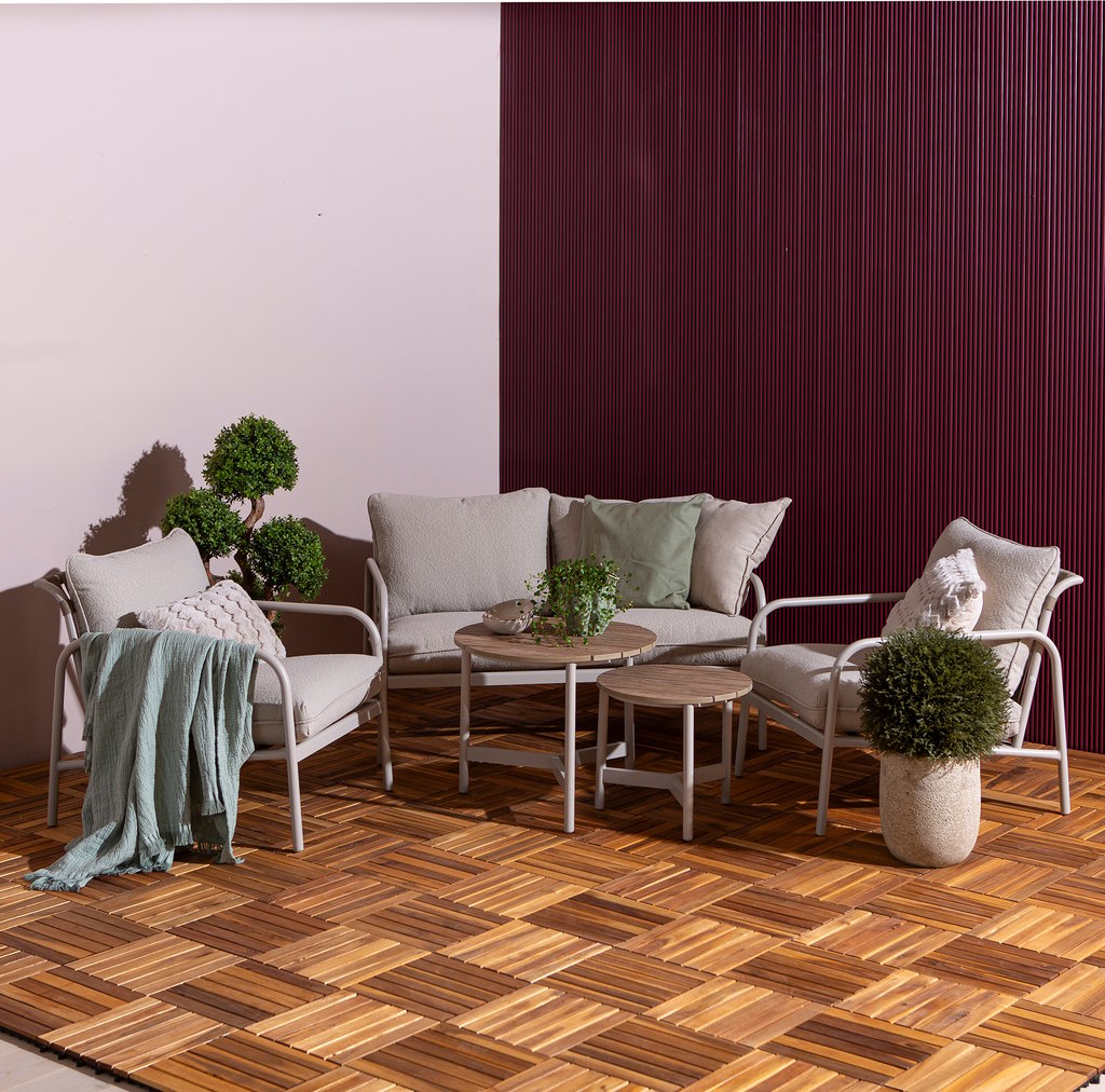 Elegance sohvaryhmä (2+1+1+sohvapöydät) khaki