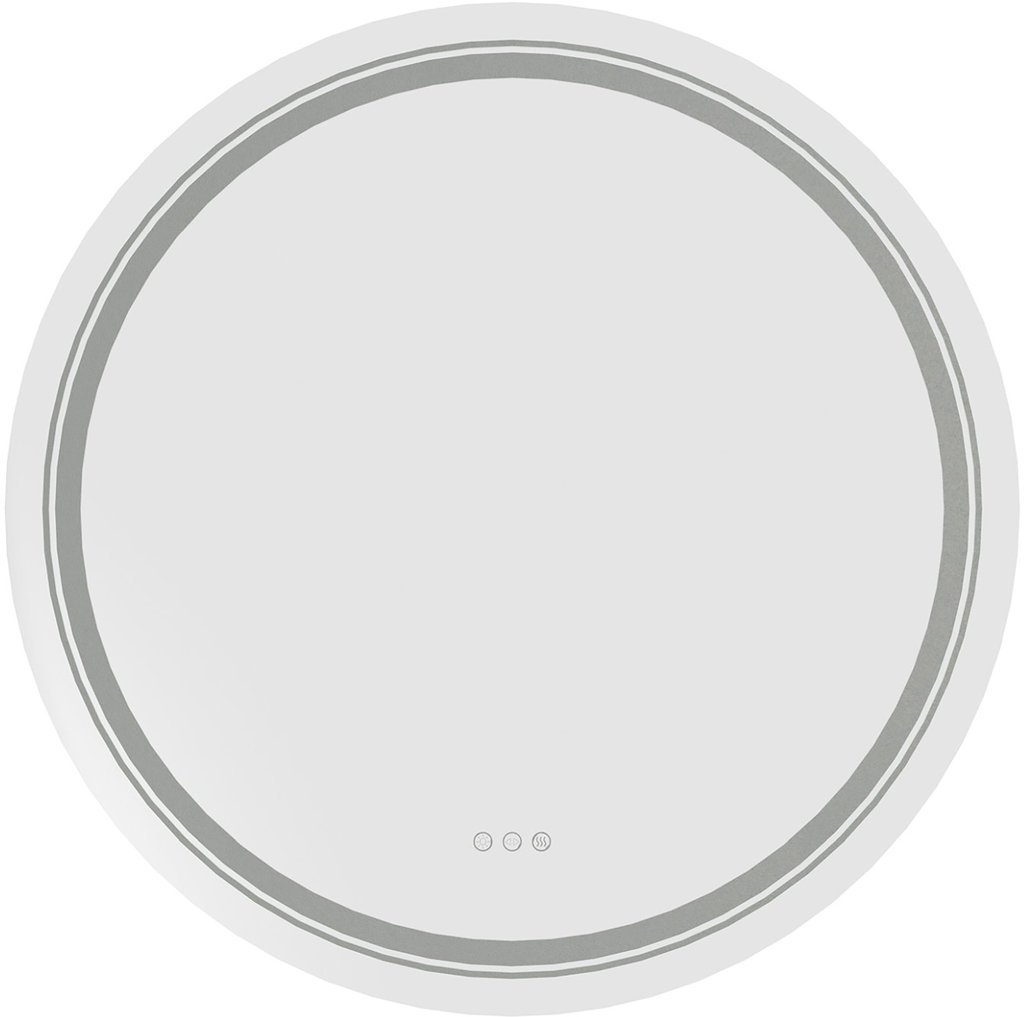 Kaste kylpyhuoneen peili led-valolla 80cm, hopea