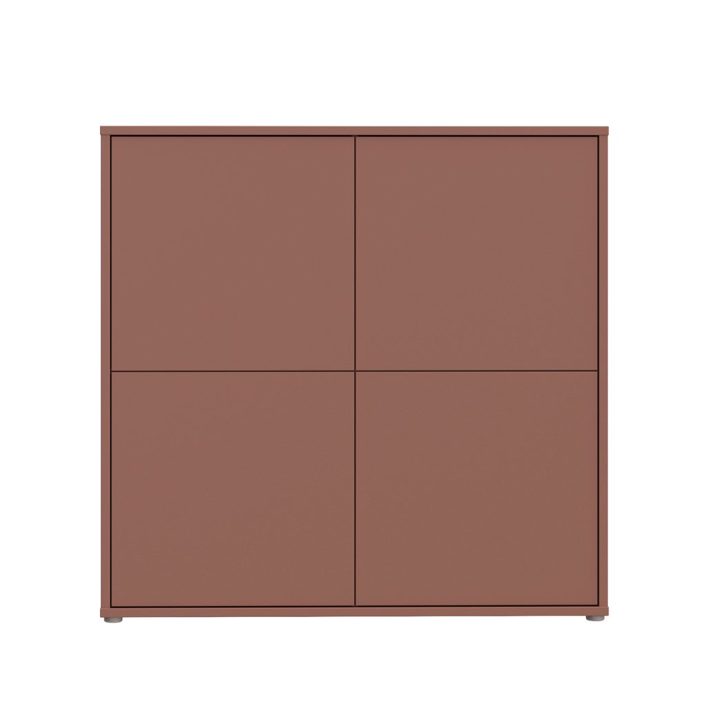 Kajo kaappi 4-ovinen terracotta