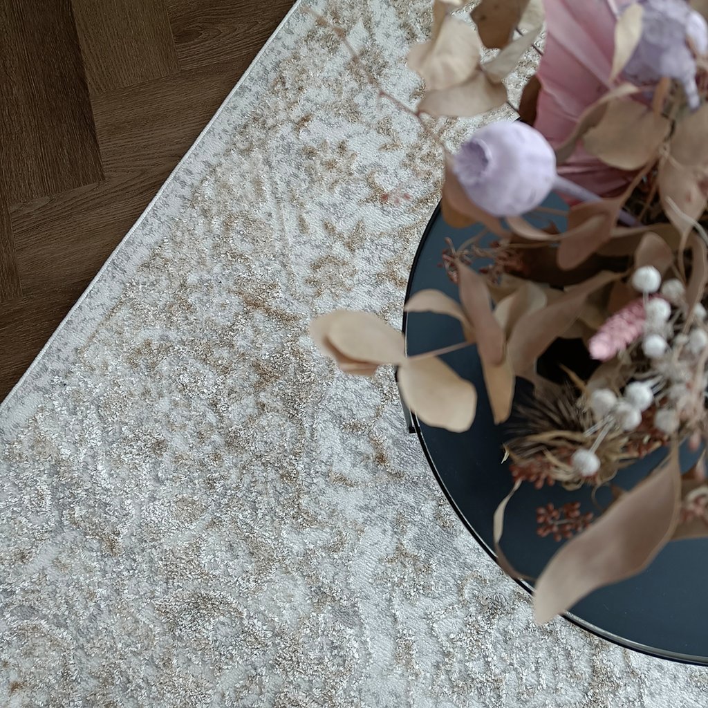 Luna matto 200x280 cm valkoinen-beige