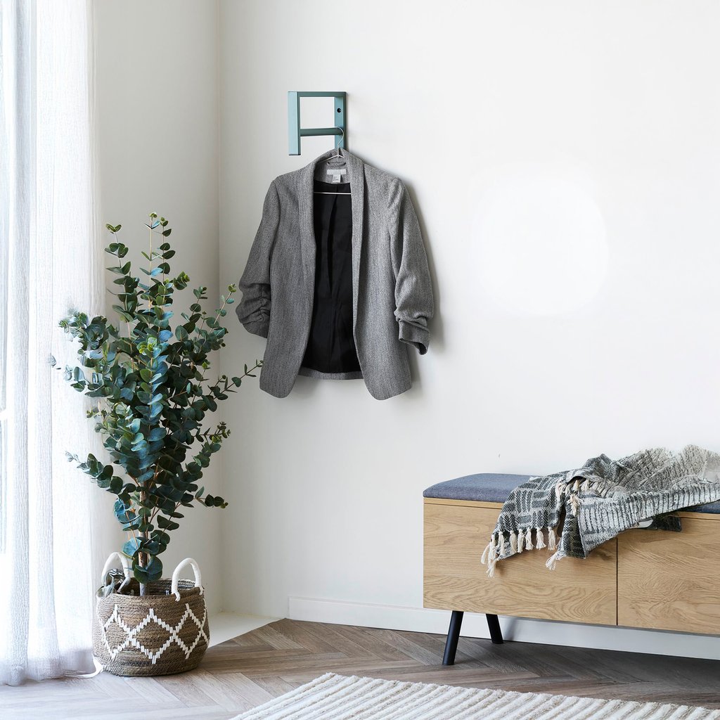 House Nordic Trento vaateteline 82 cm, metallinen, vihreä