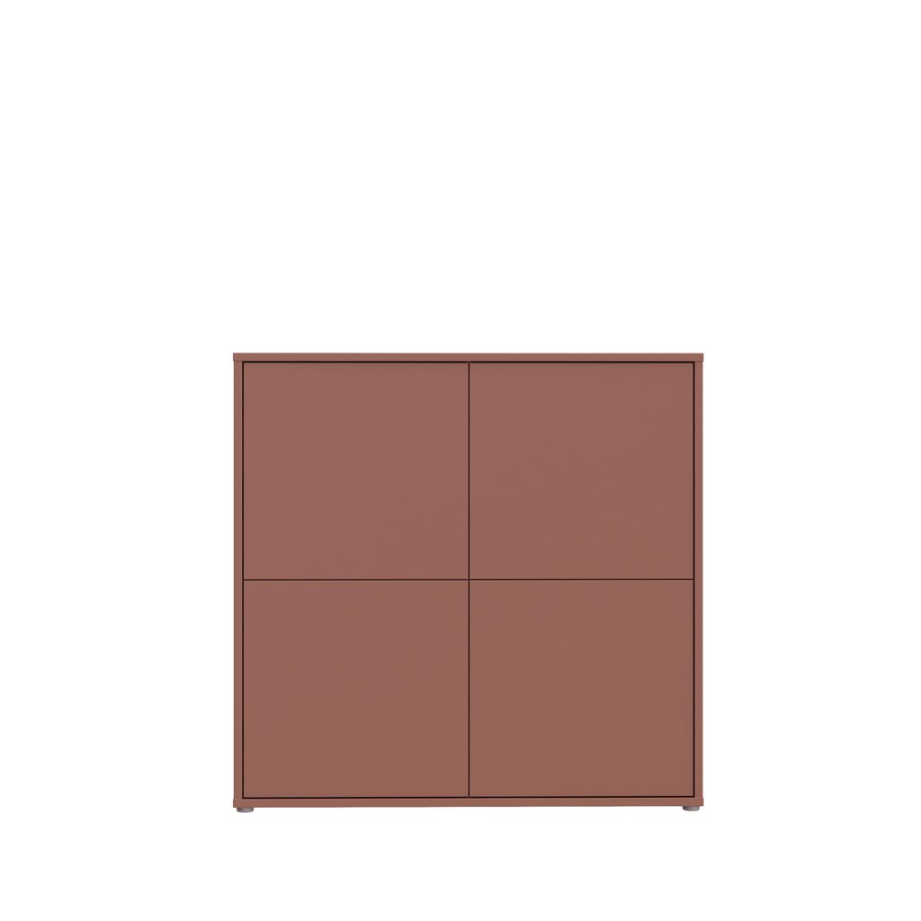Kajo kaappi 4-ovinen terracotta