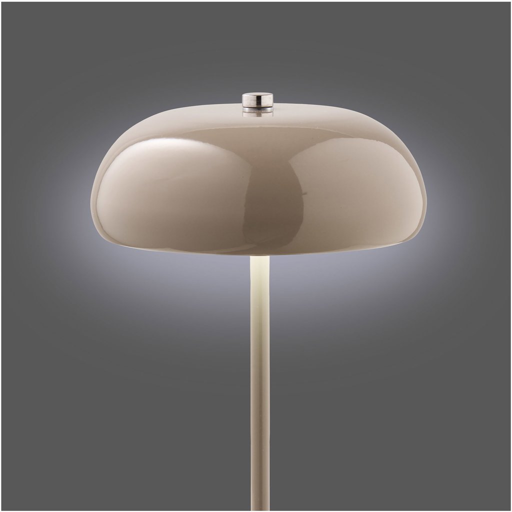House Nordic ladattava pöytävalaisin, metalli, taupe, ø16 cm