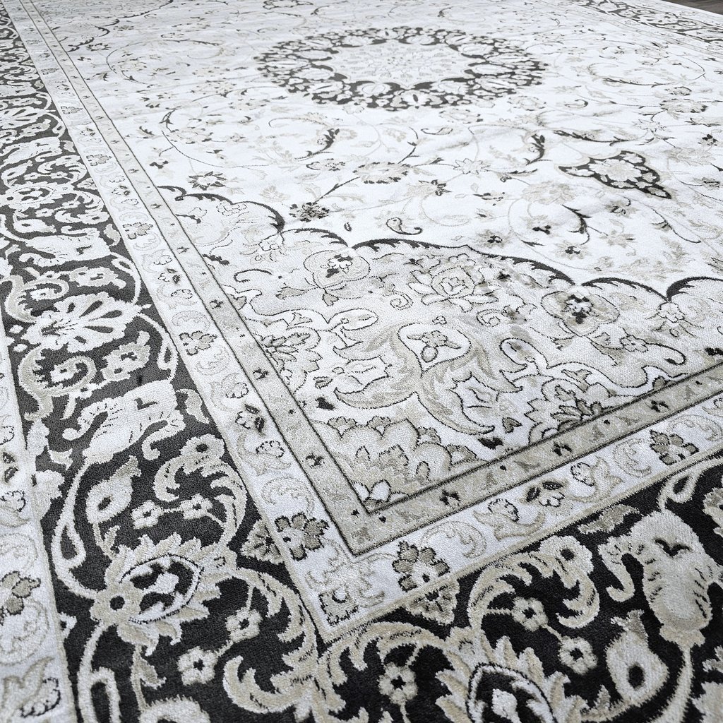 Lindos matto 160x230 cm hopea: Tyylikäs plyysimatto, joka tuo pehmeyttä ja eleganssia sisustukseen. Sopii täydellisesti olohuoneeseen tai makuuhuoneeseen. Viskoosi- ja chenillekuiduista valmistettu, helppo yhdistää eri sisustustyyleihin.