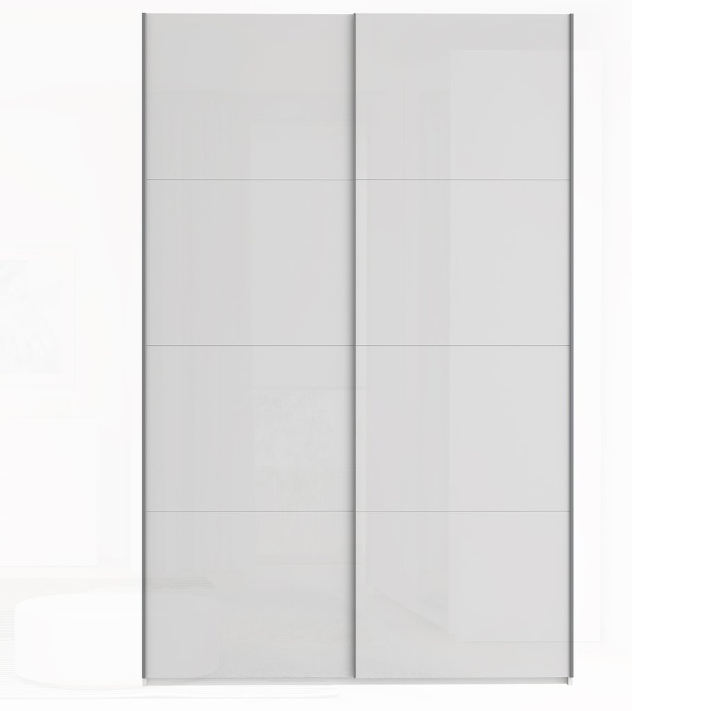 Fittio liukuovikaappi 150cm, valkoinen