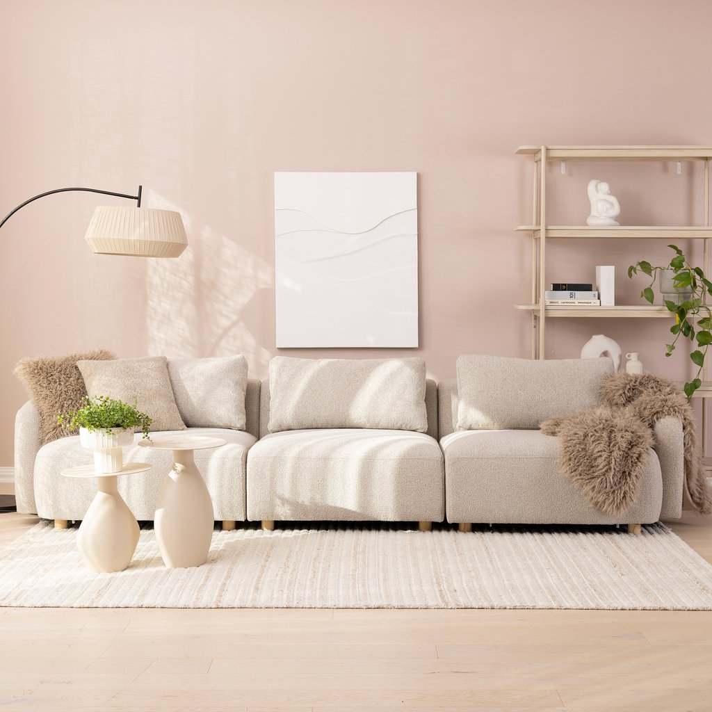 Boulevard 4-istuttava sohva, beige