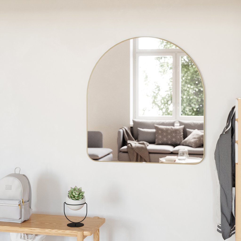 Umbra Hubba kaaripeili 87x92 cm messinki