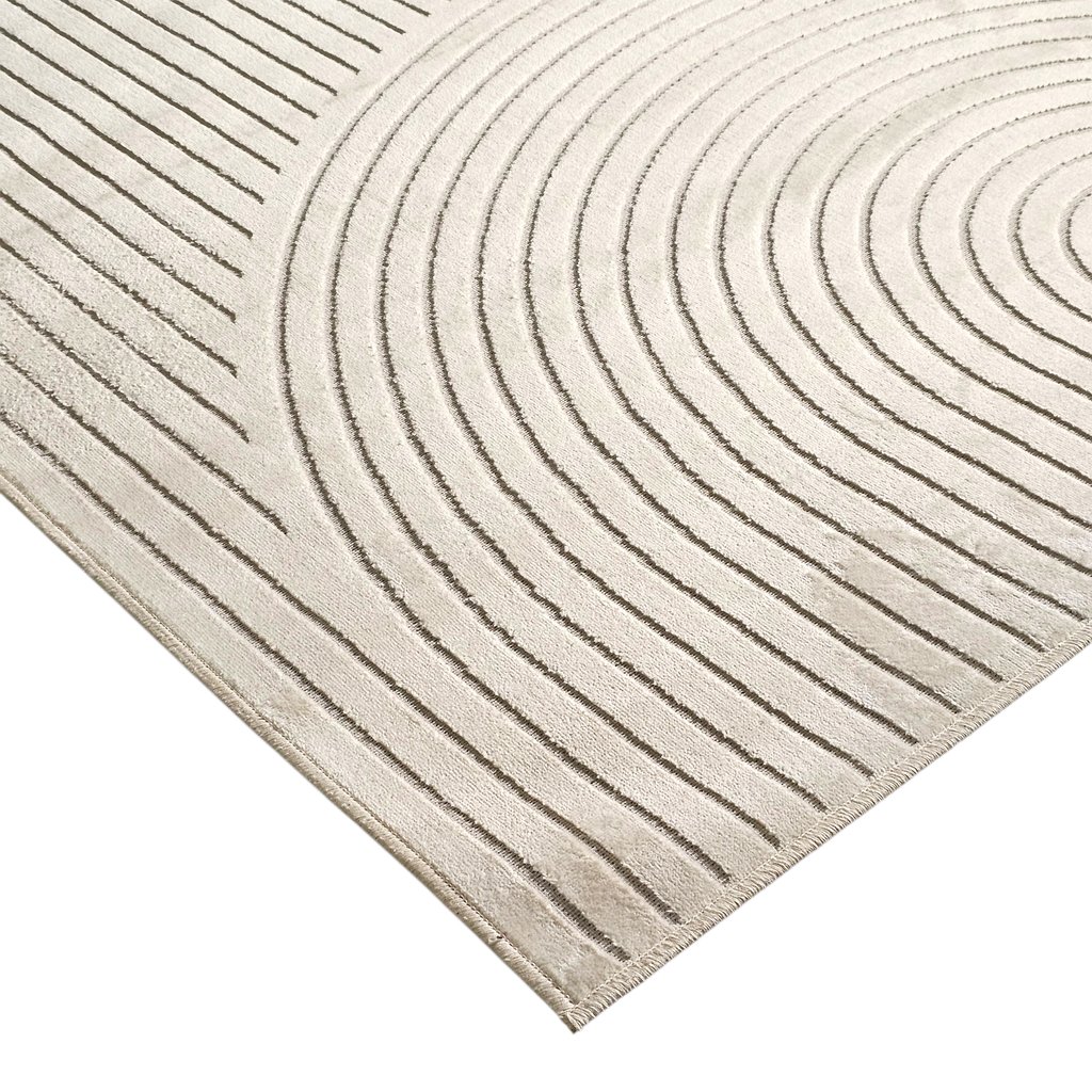 Kaari matto 200x290 cm valkoinen