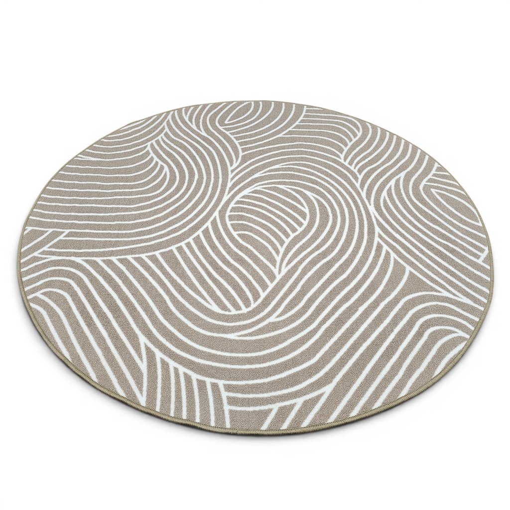 Lola matto pyöreä 160 cm beige
