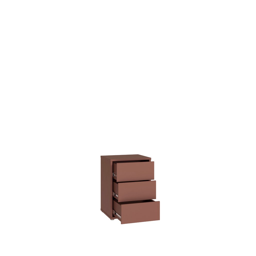 Kajo yöpöytä 3-ltk terracotta