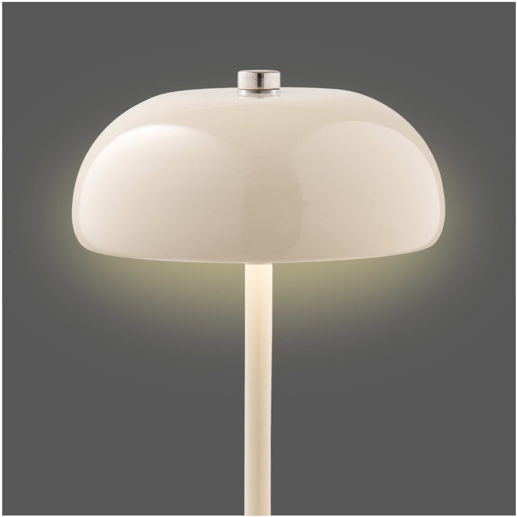 House Nordic ladattava pöytävalaisin, metalli, beige, ø13 cm