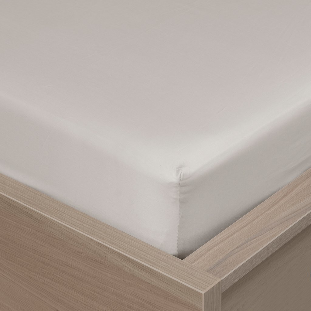 Hoie muotoonommeltu aluslakana 120x200 cm beige
