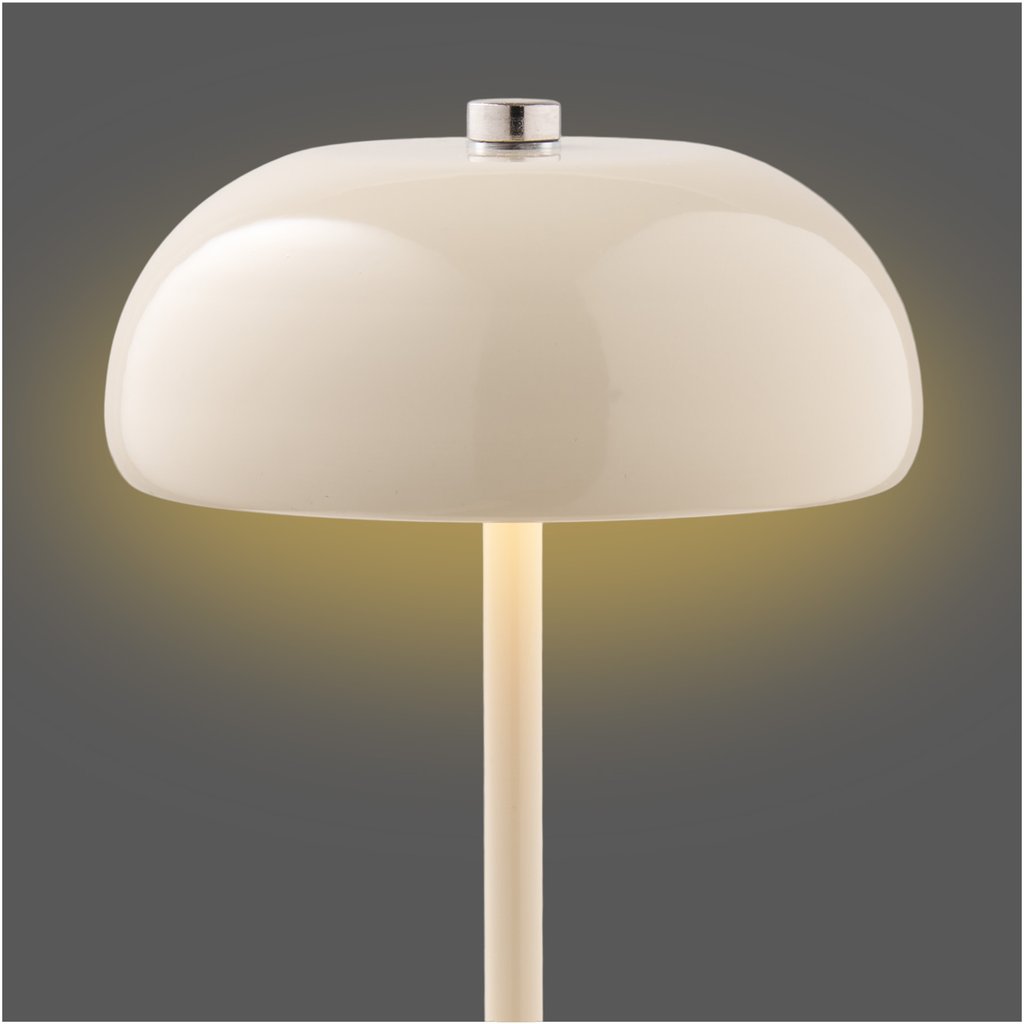 House Nordic ladattava pöytävalaisin, metalli, beige, ø13 cm