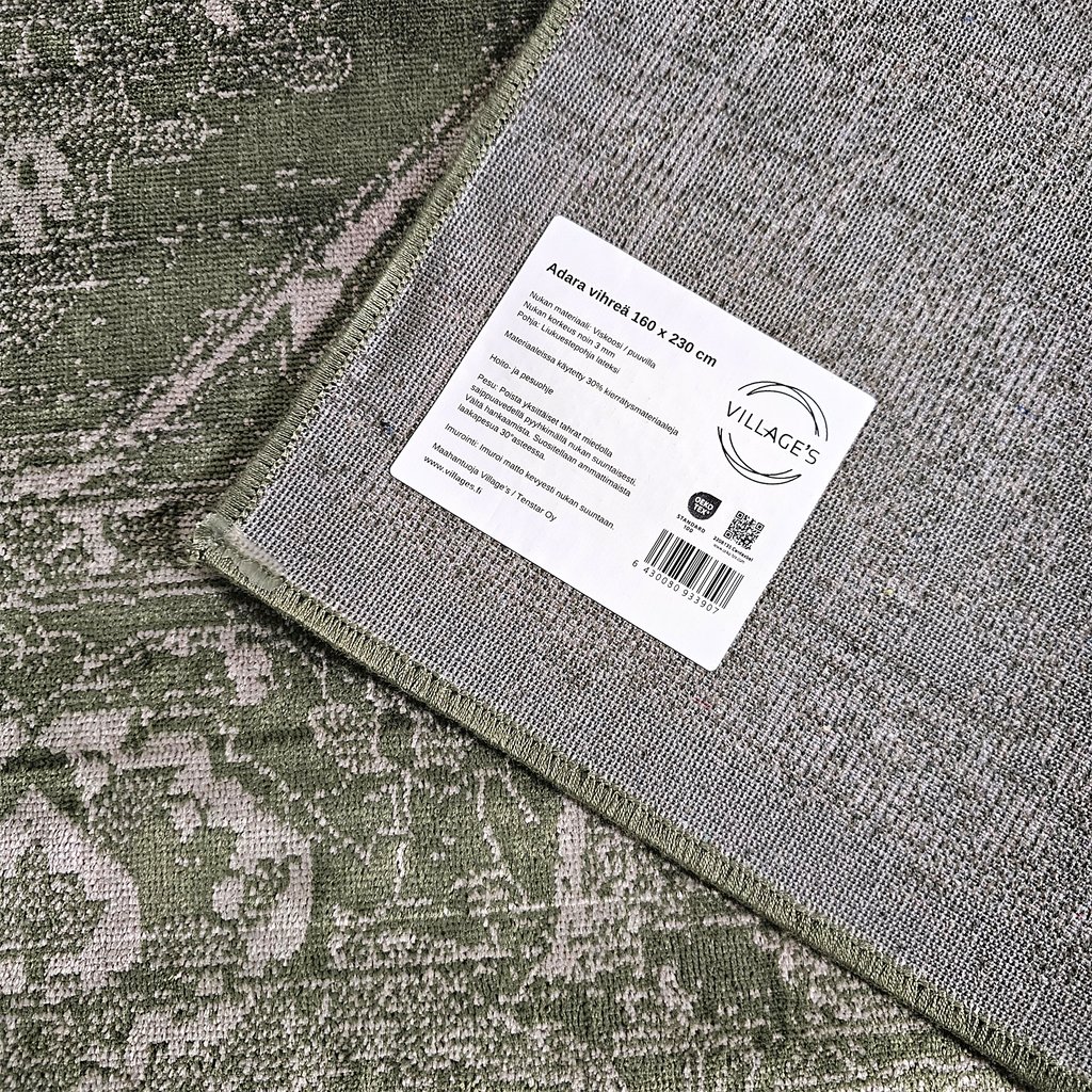 Adara matto 200x290 cm vihreä