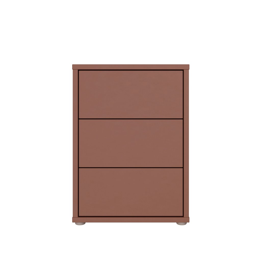 Kajo yöpöytä 3-ltk terracotta