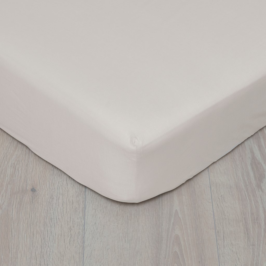 Hoie muotoonommeltu aluslakana 120x200 cm beige