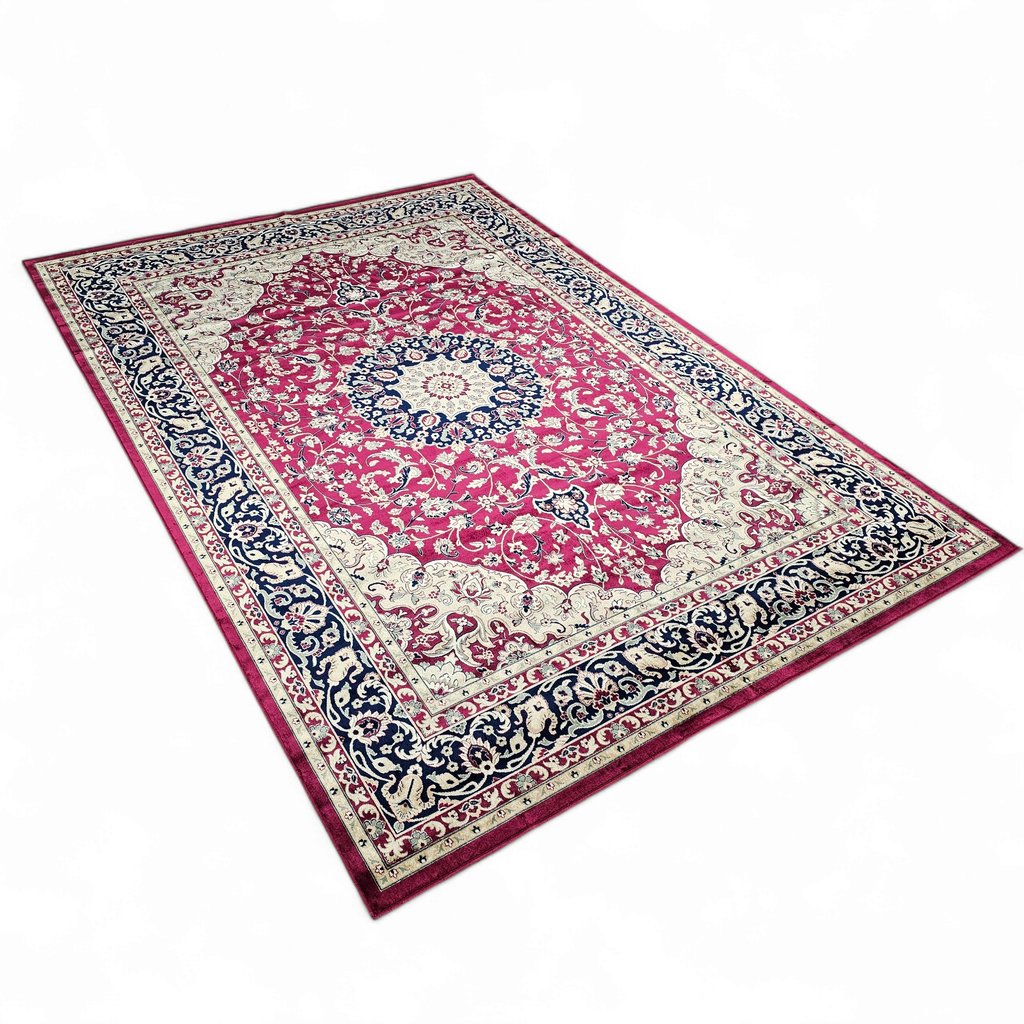 Lindos matto 200x290 cm punainen: Punainen juuttimatto, 160x230 cm, tuo luonnollista ilmettä sisustukseen. Sopii täydellisesti olohuoneeseen tai makuuhuoneeseen. Kestävä ja ekologinen vaihtoehto!