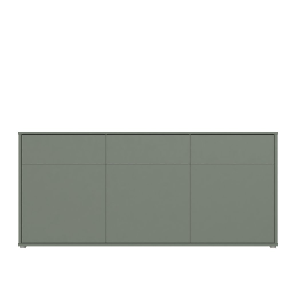 Kajo lipasto 3-ltk + 3 ovea sage/vihreä