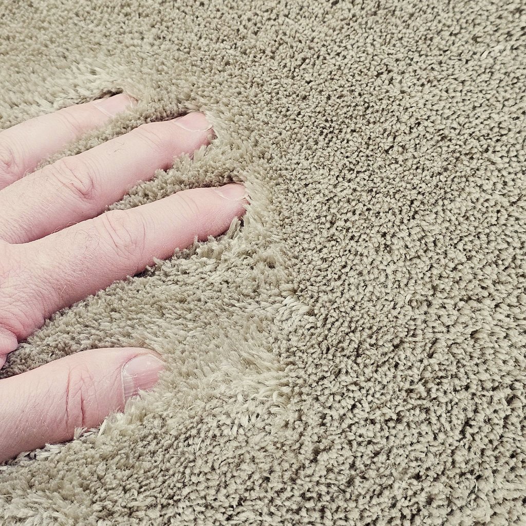 Velour matto 200x290cm, pellava