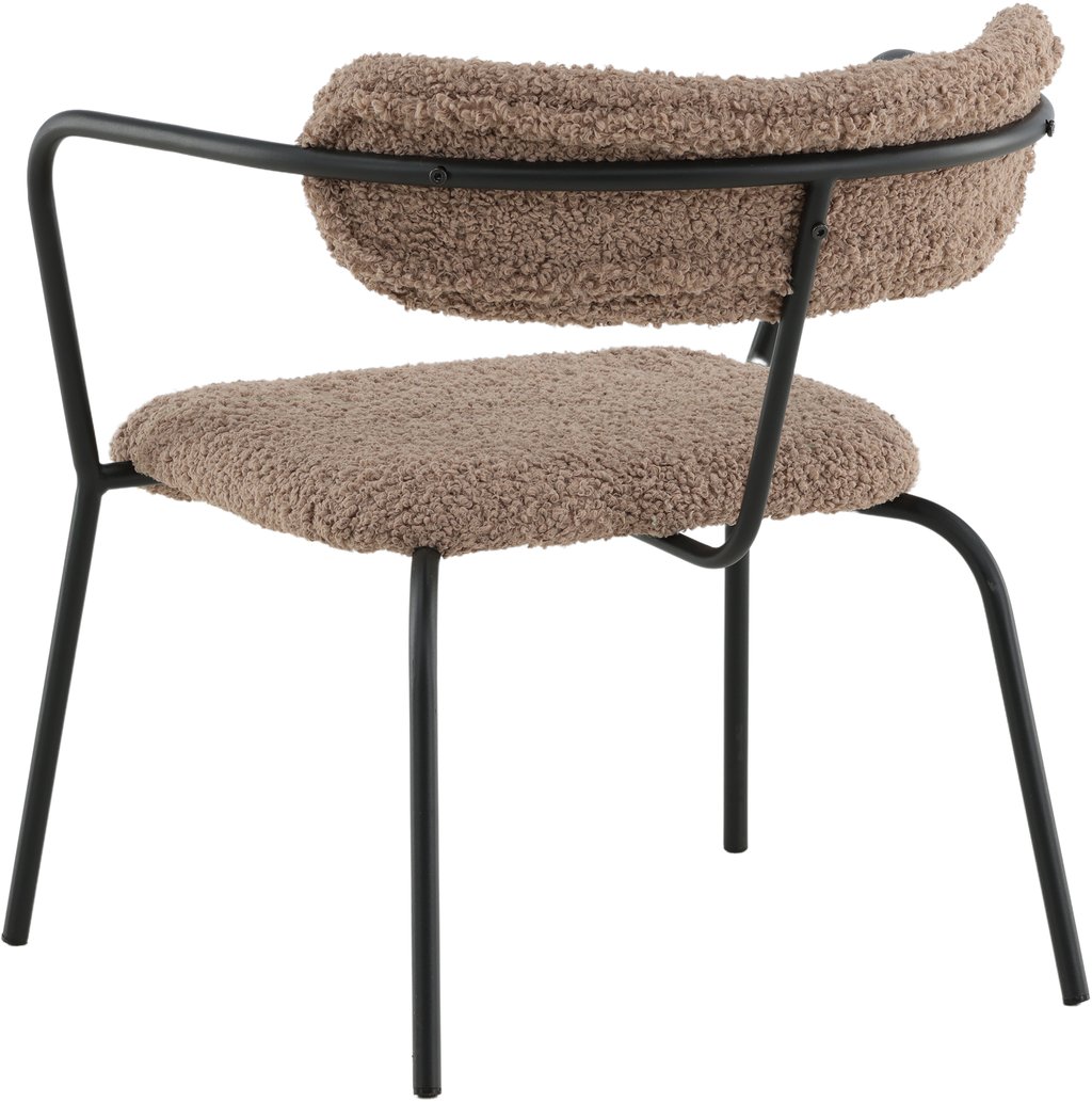 Duffy lounge-nojatuoli ruskea teddy: Tyylikäs ruskea teddy-nojatuoli, joka tuo mukavuutta olohuoneeseen. Erinomainen lisä moderniin sisustukseen.
