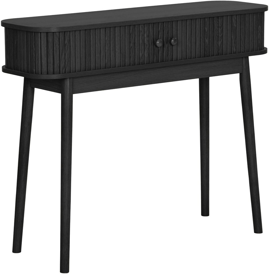 House Nordic konsolipöytä, 2 ovea, musta, 100x30x80 cm