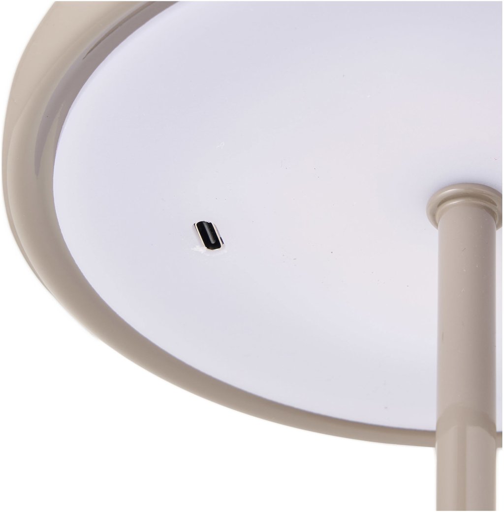 House Nordic ladattava pöytävalaisin, metalli, taupe, ø16 cm