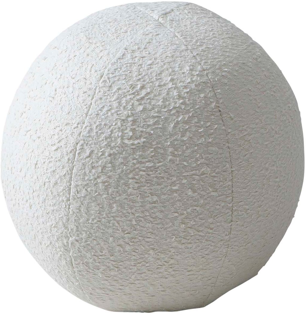 Pallo koristetyyny 25cm, valkoinen