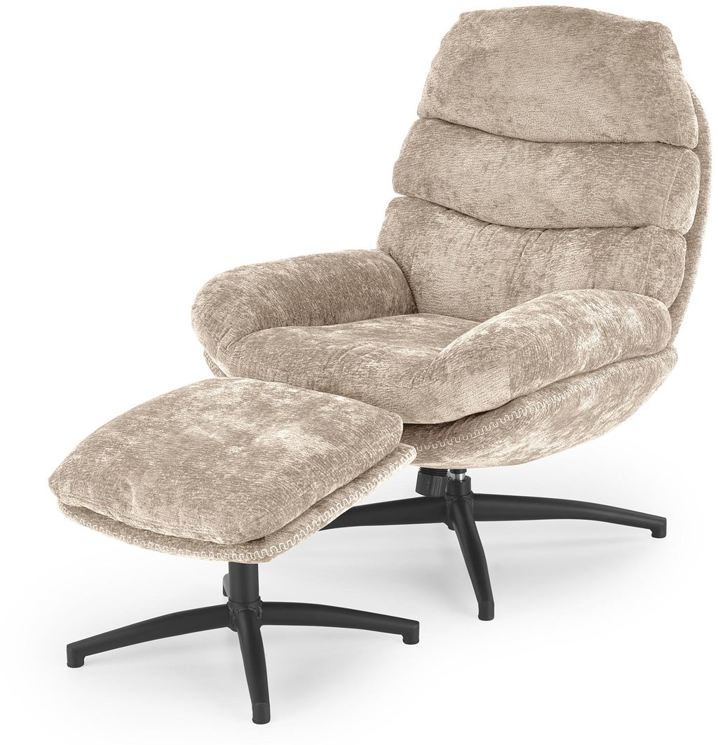 Ruben nojatuoli+rahi, beige