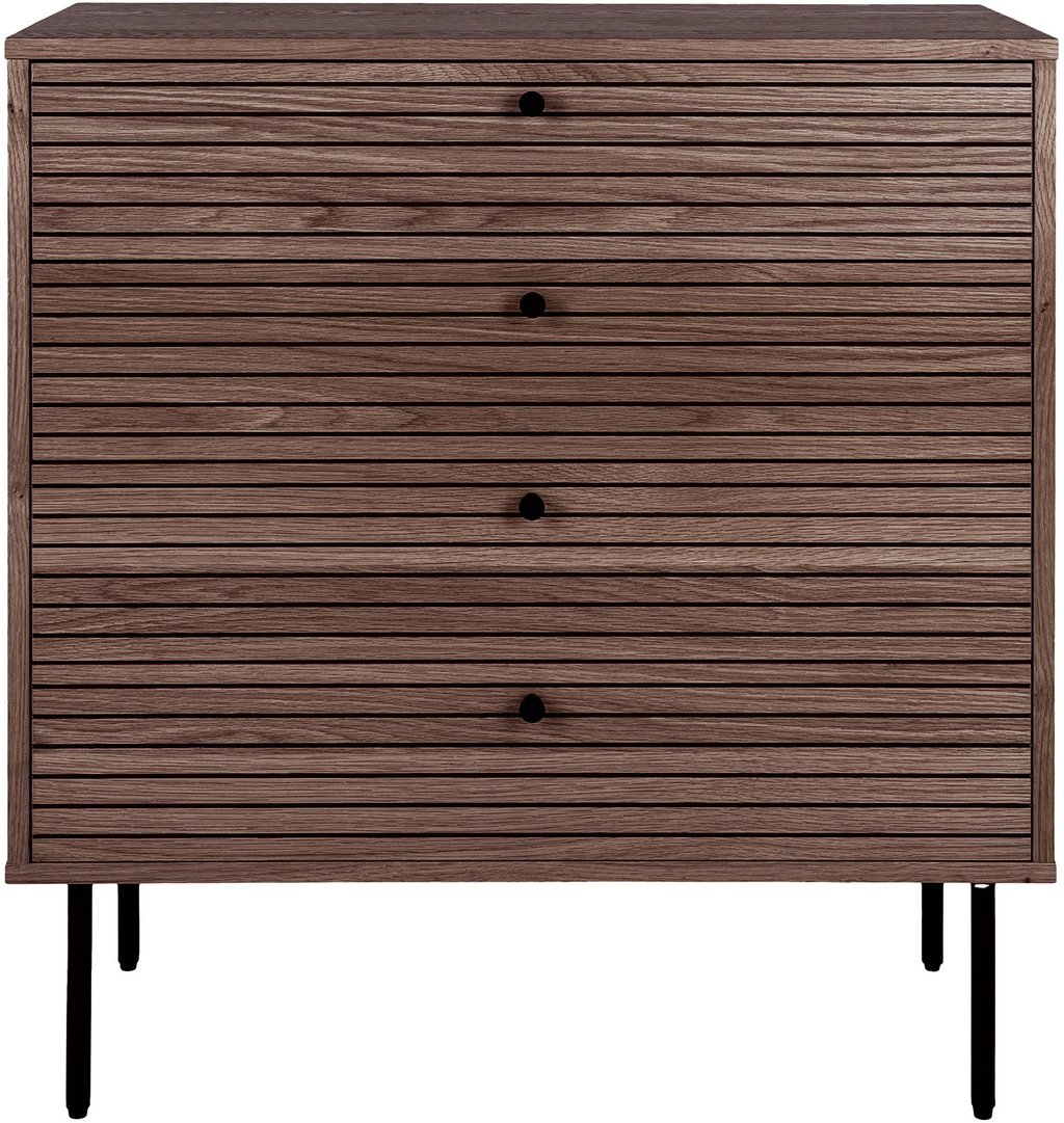 House Nordic Kyoto lipasto 80x40x85, smoked tammiviilu / mustat jalat