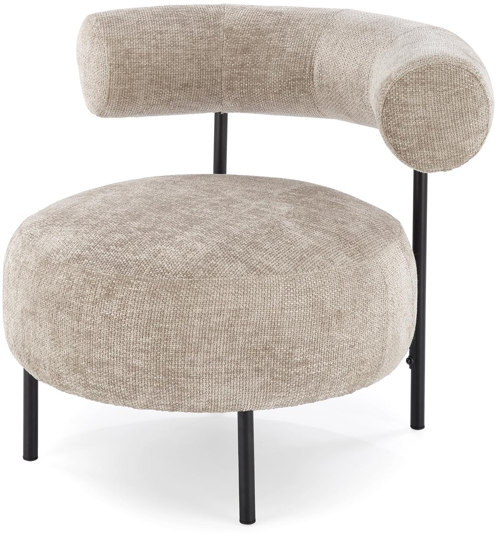 Aria nojatuoli, beige / musta
