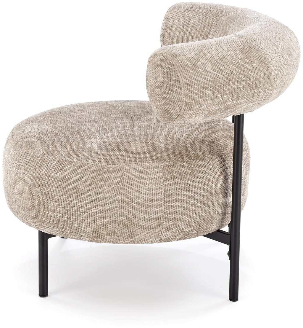 Aria nojatuoli, beige / musta