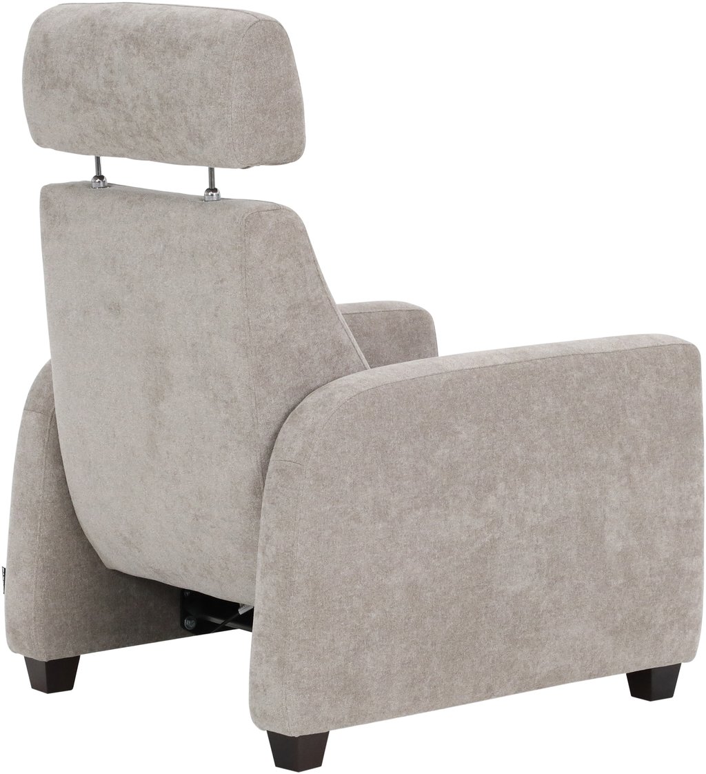 Zero Ergo Motor recliner-lepotuoli, Cloud 09 ruskea / wenge jalka