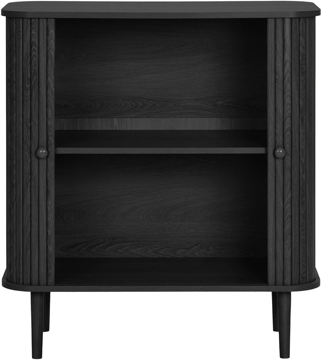 House Nordic senkki, 2 ovea, musta, 80x40x87 cm
