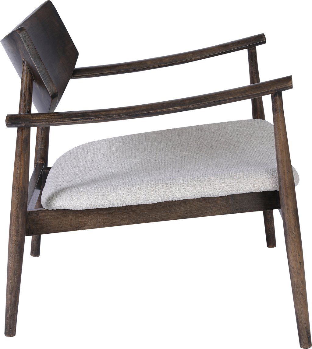 Eagle nojatuoli, smoked runko / beige kangas: Tyylikäs beige nojatuoli, jossa savunharmaa runko. Täydellinen lisä olohuoneeseen tai luku nookkiin. Mukava ja moderni design.