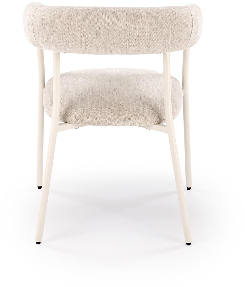 Aria ruokatuoli, beige / valkoinen