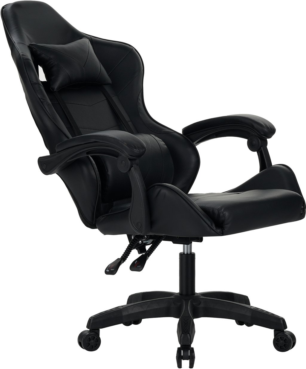 Gamer pelituoli musta: Ergonominen musta pelituoli, joka tarjoaa mukavuutta ja tukea pitkille peli- ja työskentelysessioille. Sopii täydellisesti toimistoon ja pelihuoneeseen.