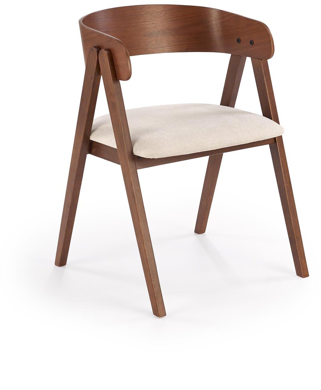Jodie ruokatuoli, pähkinä / beige