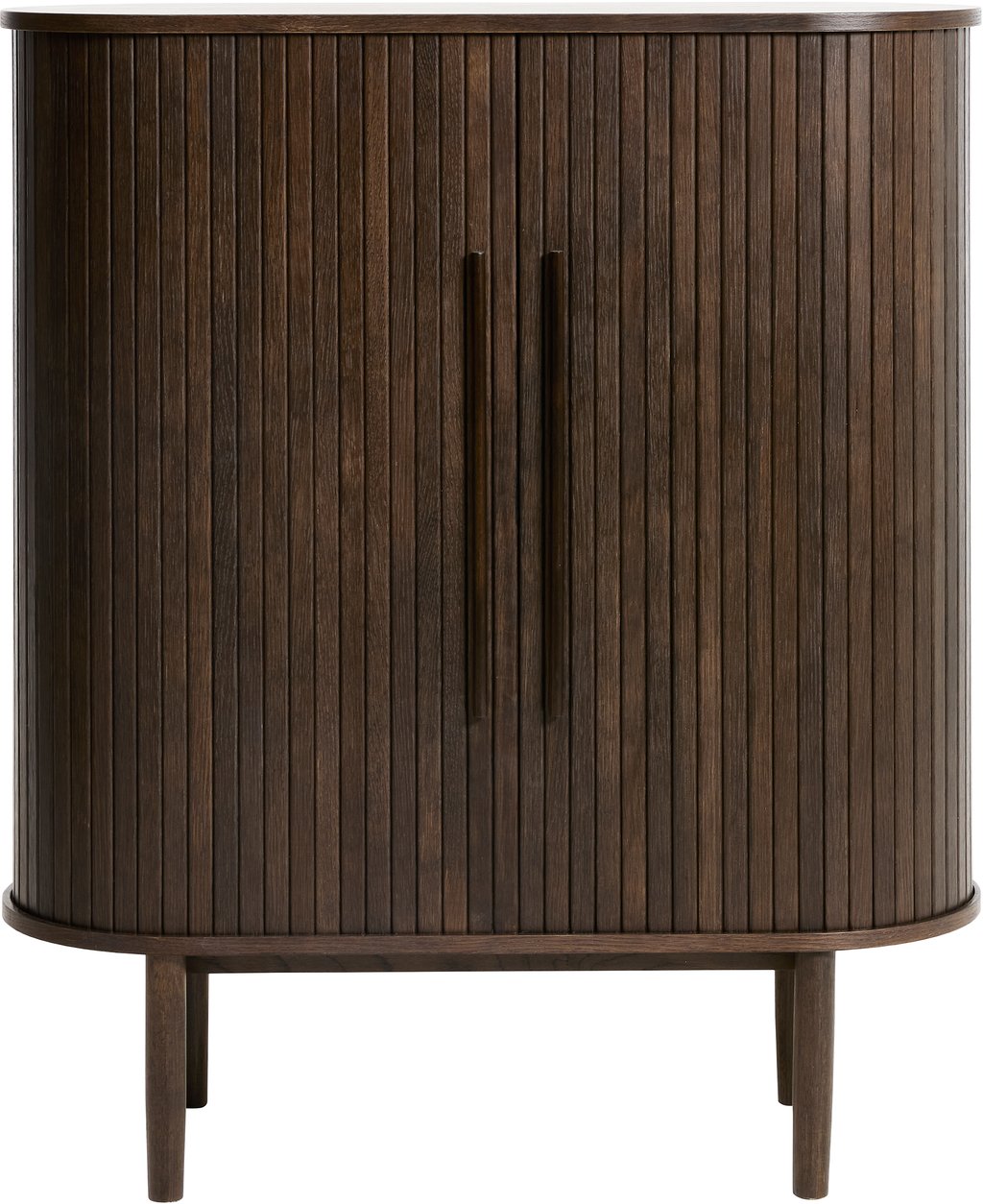 Meta kaappi 118 cm, ruskea tammi (viilu)