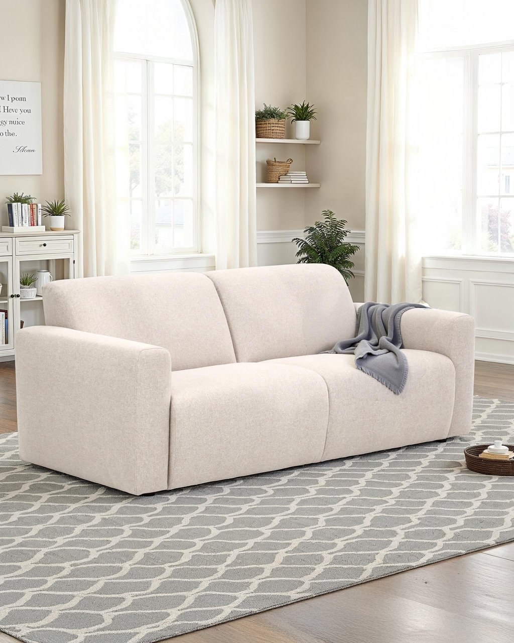 Basel 2,5-ist. sohva (KN+C+KN, 192cm) Austin 02 beige
