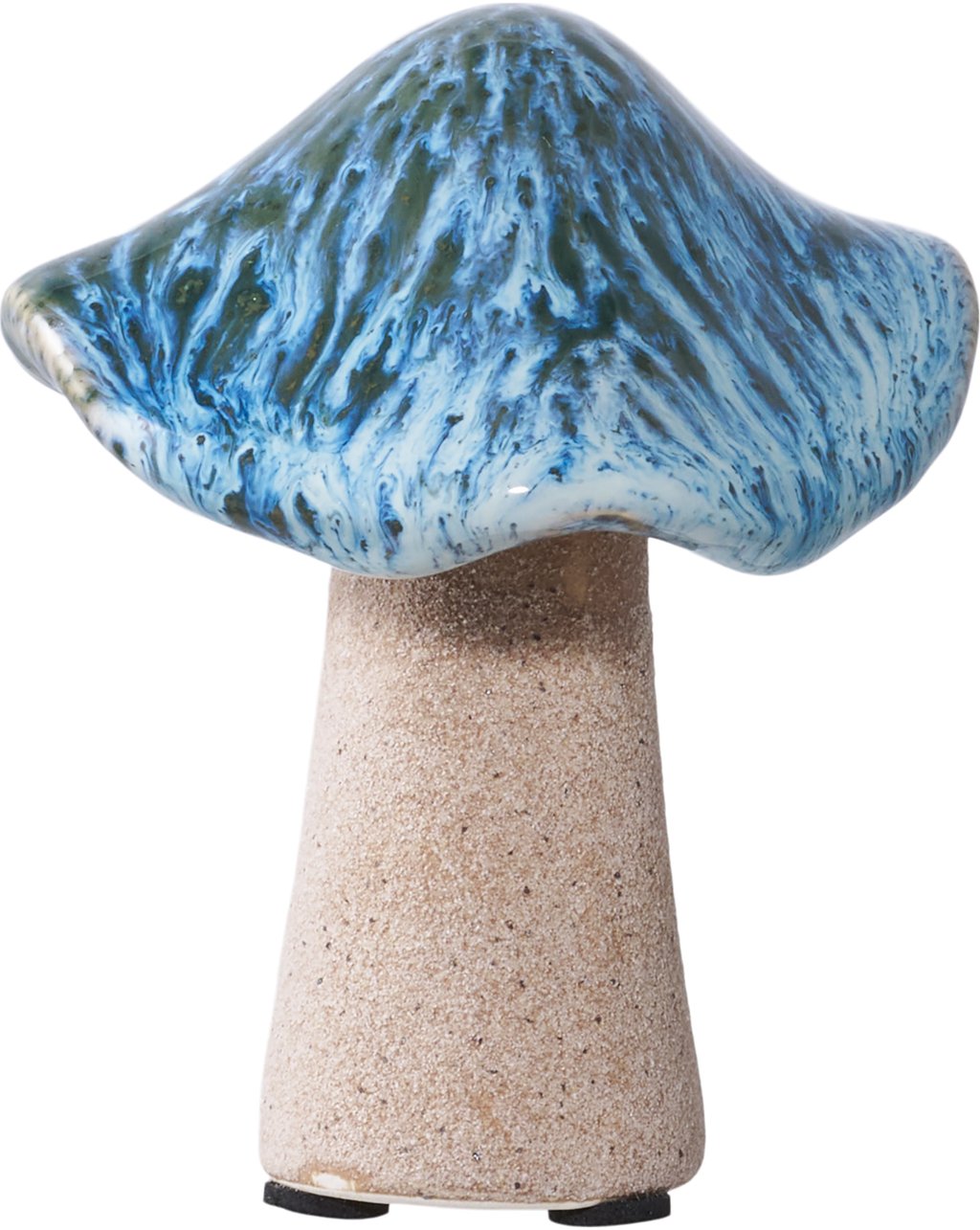 Mushrooms koriste-esinesetti vihreä/ruskea/sininen (3kpl/setti)