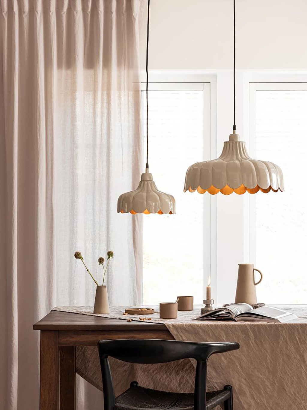 PR Home Wells katto-/ikkunavalaisin beige/kulta