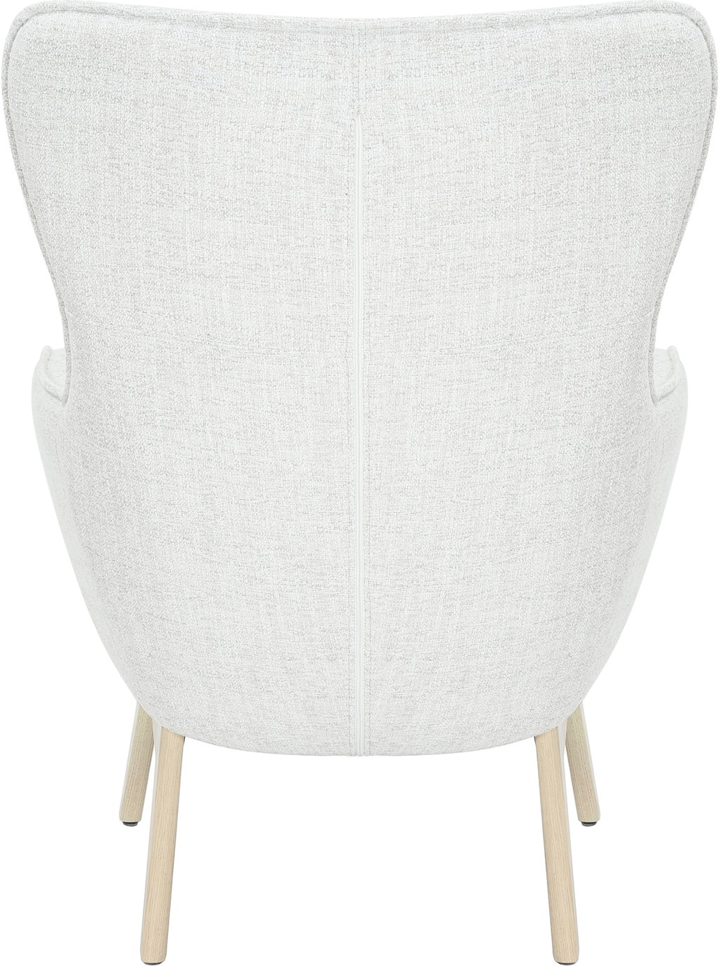 N&L Lisbet lepotuoli & rahi, beige verhoilu, valkovahatun tammen värinen runko