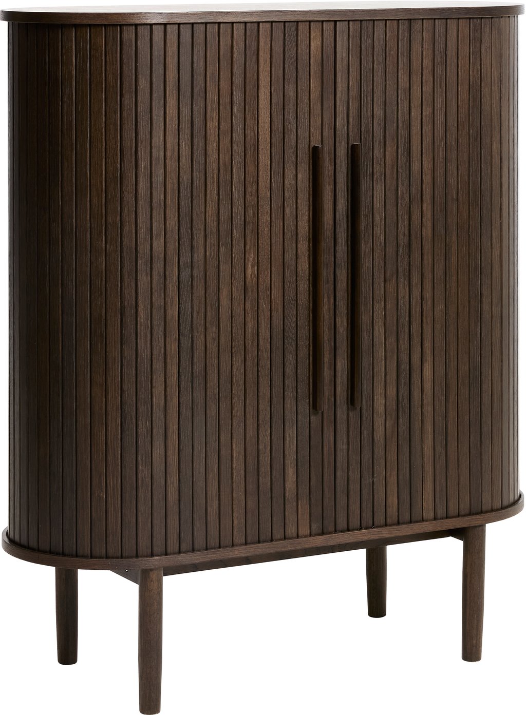 Meta kaappi 118 cm, ruskea tammi (viilu)