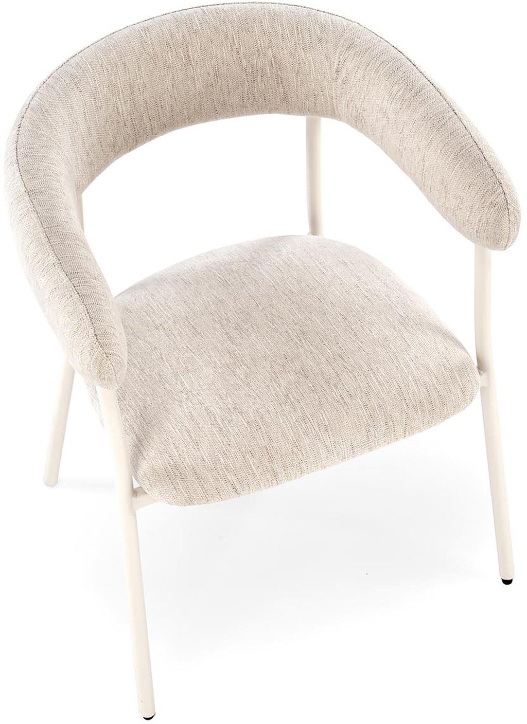 Aria ruokatuoli, beige / valkoinen