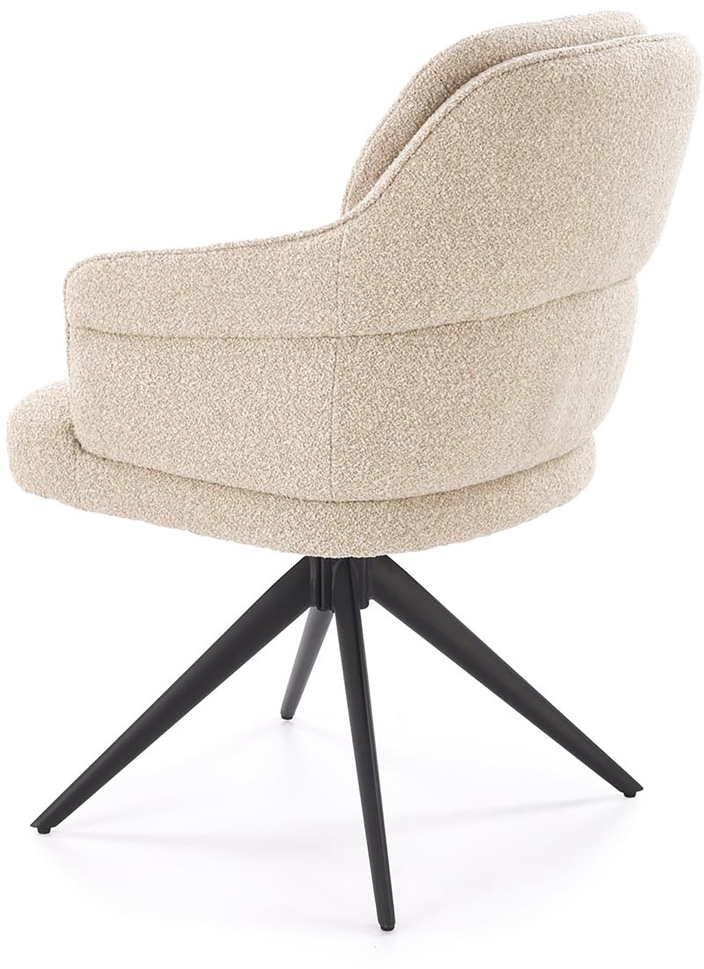 Livia ruokatuoli, beige / musta