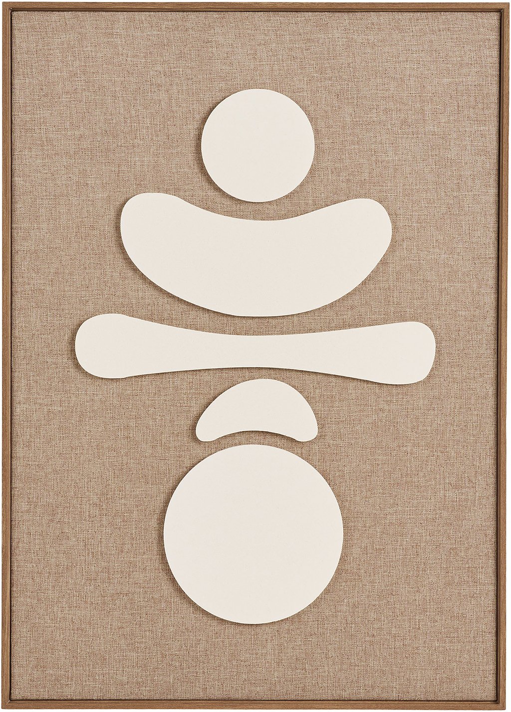 House Nordic kohokuvioitu taulu, ruskea/beige, nro 2, 50x70 cm