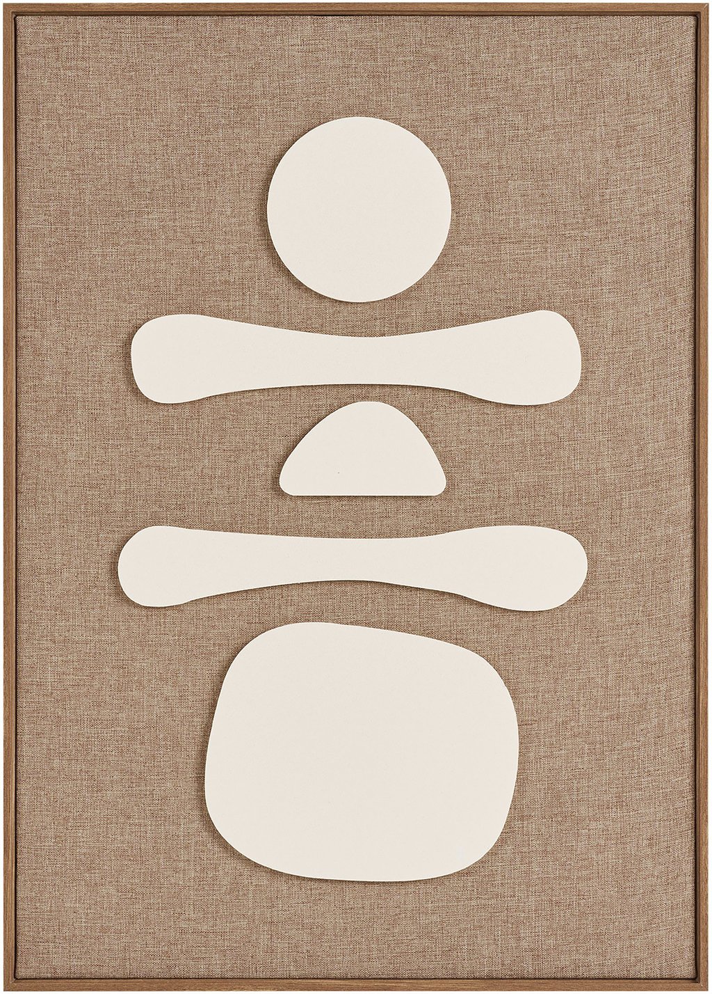 House Nordic kohokuvioitu taulu, ruskea/beige, nro 1, 50x70 cm