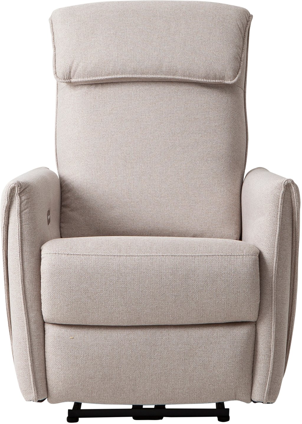 Gabriel lepotuoli sähkömekanismilla beige: Tyylikäs recliner-nojatuoli sähkömekanismilla, beige väri, täydellinen rentoutumiseen olohuoneessa. Ergonominen muotoilu ja moderni design.