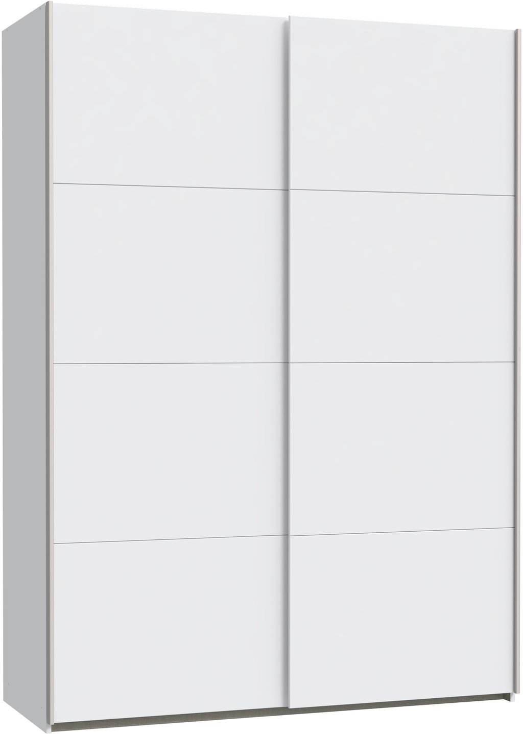 Fittio liukuovikaappi 150cm, valkoinen